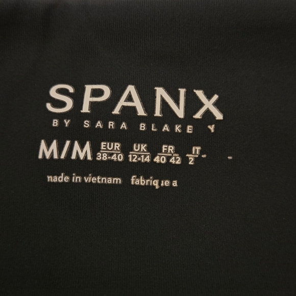 Spanx By Sara Blakely Leggings Women's Size M Color Green - Picture 8 of 10